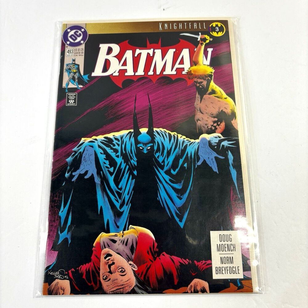 Batman #493 Nightfall Part 3 DC Comic Book NM May 1993